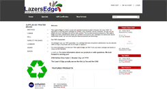 Desktop Screenshot of lazers-edge.com
